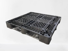 Pallet nhựa 1100x1100x120mm - Tải trọng 400-800Kg - Đen - BPG110.110.OP01-3