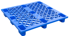Pallet nhựa 1200x1000x145mm - Tải trọng 400-800Kg - Xanh dương - BPG120.100.NP01-2