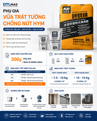 Phụ Gia Vữa Trát Tường HYM