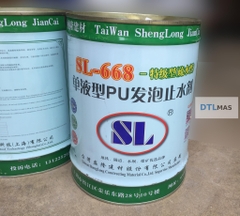 Keo PU Trương Nở Chống Thấm SL-668 10kg | Keo Bơm Chặn Nước Xử Lý Nứt Bê Tông