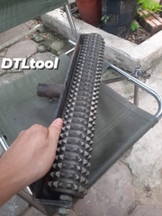 Rulo, Con lăn tạo nhám mặt bê tông Caro 10x10x6mm, dài 48cm. Chống trơn trượt mặt bê tông