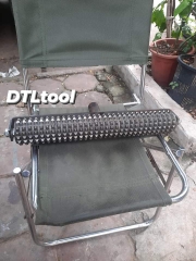Rulo, Con lăn tạo nhám mặt bê tông Caro 10x10x6mm, dài 48cm. Chống trơn trượt mặt bê tông