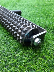 Rulo, Con lăn tạo nhám mặt bê tông Caro 10x10x6mm, dài 48cm. Chống trơn trượt mặt bê tông