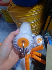 Rulo phá bọt khí rộng 25cm. Lu nhựa 25cm x đường kính 7cm x gai 1.3 - 1.8cm