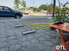Rulo phá bọt khí rộng 50cm. Lu nhựa 50cm x đường kính 7cm x gai 13-20mm