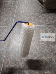 Rulo Phá Bọt Khí Nhựa VDTL 230mm – Gai 13mm | Con Lăn Gai Epoxy, Vữa Tự San Phẳng