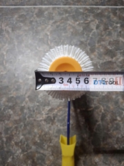 Rulo Phá Bọt Khí Nhựa VDTL 230mm – Gai 13mm | Con Lăn Gai Epoxy, Vữa Tự San Phẳng