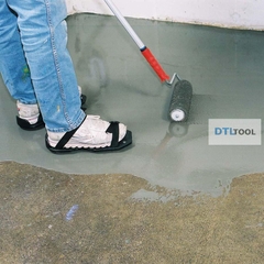 Rulo Phá Bọt Khí Nhựa VDTL 230mm – Gai 13mm | Con Lăn Gai Epoxy, Vữa Tự San Phẳng