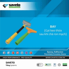 Saveto - Bay Gạt Keo Thừa - Dụng Cụ Thi Công Keo Chà Mạch