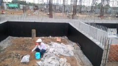Flintkote No.3 - Thùng 18 lít. Chống thấm gốc Bitum Polymer đàn hồi một thành phần. Dùng được cho bể nước, bể cá Koi, ống thép