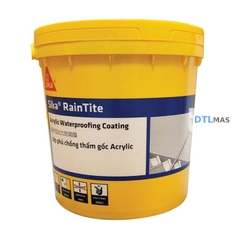 Sika Raintile 20kg - Sơn chống thấm đàn hồi gốc Acrylic, kháng UV