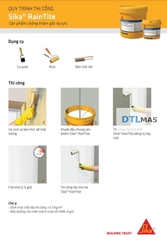 Sika Raintile 20kg - Sơn chống thấm đàn hồi gốc Acrylic, kháng UV