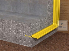 Sika Waterbar O25 - Băng cản nước PVC chống thấm đàn hồi cho khe co giãn, mạch ngừng bê tông