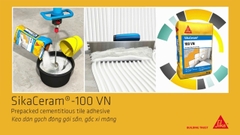 SikaCeram 100HP Grey 25kg - Keo dán gạch cao cấp