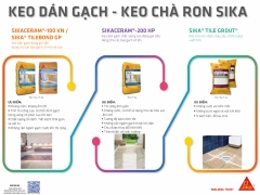 SikaCeram 100HP Grey 25kg - Keo dán gạch cao cấp