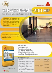 SikaCeram 200HP White 25Kg - Keo dán gạch gốc xi măng polymer dùng cho tấm lớn màu Trắng