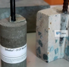 Sikadur 731 Đổi Tên 》SikaDur 31 CF Normal Bộ 1.2Kg - Keo Epoxy 2 thành phần. Kết dính đa năng, cấy thép D<18