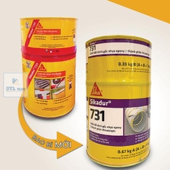 Sikadur 731 Đổi Tên 》SikaDur 31 CF Normal Bộ 1.2Kg - Keo Epoxy 2 thành phần. Kết dính đa năng, cấy thép D<18