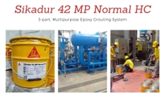 Sikadur 42 MP Normal HC - Bộ 12Kg - Vữa rót gốc Epoxy 3 thành phần đa năng, cường độ cao