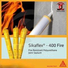 Sikaflex-400 Fire 600ml | Keo PU Chống Cháy Lan Trám Khe Ngăn Cháy 4 Giờ