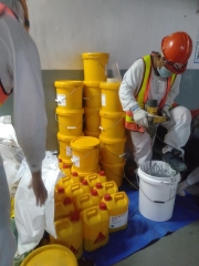 Sikafloor 20/21 PurCem LP - Bộ 20kg - Lớp phủ sàn Polyurethane Hybrid tự san phẳng, chịu tải trọng trung bình đến nặng