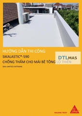 Sikalastic 590 - Thùng 20Kg - Chống thấm 1 thành phần, gốc Polyurethane-Acrylic phân tán, được cải thiện khả năng kháng lại sự đọng nước, kháng tia UV tuyệt hảo