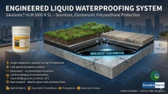 Sikalastic HLM 5000 R SL 25Kg - Chống Thấm Polyurethane Đàn Hồi Cao. Thi công nguội, dạng lỏng, có khả năng tự san phẳng