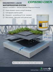 Sikalastic HLM 5000 R SL 25Kg - Chống Thấm Polyurethane Đàn Hồi Cao. Thi công nguội, dạng lỏng, có khả năng tự san phẳng