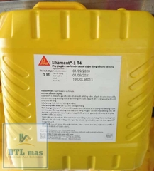 Sikament -1 R4 5L - Phụ Gia Hóa Dẻo, Giảm Nước, Tăng Cường Độ Sớm Cho Bê Tông