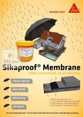 Sikaproof Membrane 18Kg - Chống Thấm Bitum Lỏng Đàn Hồi Cao