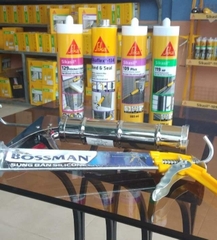 Sikasil 109Plus - Màu Đen - Keo trám khe Silicone gốc axit mau khô dán kính