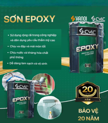 Sơn phủ Epoxy CMC V01 5Kg - Epoxy màu vàng