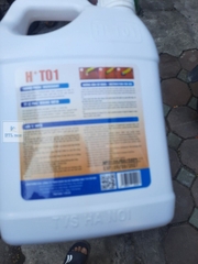 Nước tẩy xi măng HT01 can 1.8 Lít, tẩy ron gạch loại mạnh nhất tặng pad chà rửa, tẩy rong rêu cũ bẩn, đất cát, gỉ sét