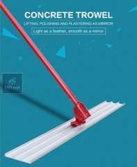 Thước gạt bê tông siêu phẳng mâm 1200x200mm - Tay cầm 3 đoạn nối dài 5.4m
