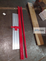 Thước Gạt Bê Tông Siêu Phẳng Nhôm Dày 1200x200mm – Tay Cầm Nối Dài 5.4m