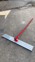 Thước gạt bê tông siêu phẳng mâm 1200x200mm - Tay cầm 3 đoạn nối dài 5.4m