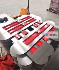 Thước Gạt Bê Tông Siêu Phẳng Mâm 1200x300mm – Tay Cầm 3 Đoạn Nối Dài 5.4m | DTLTOOL