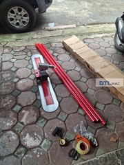 Thước Gạt Bê Tông Điện 21V 1.2m x 0.2m – Tay Nối 5.4m