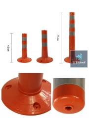 Cọc phân làn giao thông HIQ - Trụ cứng 750x80x200