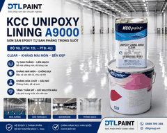 KCC Unipoxy Lining A9000 Bộ 16L – Sơn Sàn Epoxy Tự San Phẳng Trong Suốt