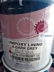 KCC Unipoxy Lining Dark Grey Bộ 16L – Sơn Sàn Epoxy Tự San Phẳng Màu Xám (D80680) Chính Hãng