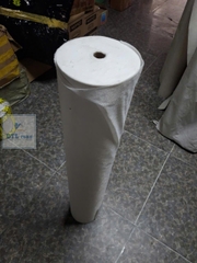 Vải Polyester có dệt khổ rộng 1m 60g/m² LDTL. Lưới Polyester chống thấm, gia cố góc chân tường, sàn mái