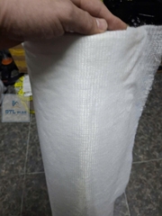 Vải Polyester có dệt khổ rộng 1m 60g/m² LDTL. Lưới Polyester chống thấm, gia cố góc chân tường, sàn mái
