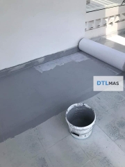 Vải Polyester có dệt khổ rộng 1m 60 - 65g/m² VDTL. Lưới Polyester chống thấm, gia cố góc chân tường, sàn mái