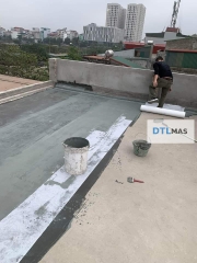 Vải Polyester có dệt khổ rộng 1m 60 - 65g/m² VDTL. Lưới Polyester chống thấm, gia cố góc chân tường, sàn mái