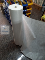 Vải Polyester có dệt khổ rộng 1m 60 - 65g/m². Lưới Polyester chống thấm, gia cố góc chân tường, sàn mái