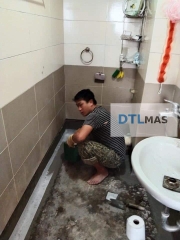 Vải Polyester có dệt khổ rộng 10cm 60 - 65g/m² VDTL. Lưới Polyester chống thấm, gia cố vết nứt, sàn mái