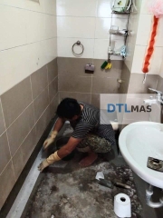 Vải Polyester có dệt khổ rộng 10cm 60 - 65g/m² VDTL. Lưới Polyester chống thấm, gia cố vết nứt, sàn mái