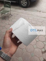 Vải Polyester có dệt khổ rộng 10cm 60 - 65g/m² VDTL. Lưới Polyester chống thấm, gia cố vết nứt, sàn mái