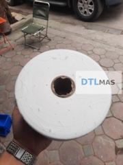 Vải Polyester có dệt khổ rộng 10cm 60 - 65g/m² VDTL. Lưới Polyester chống thấm, gia cố vết nứt, sàn mái